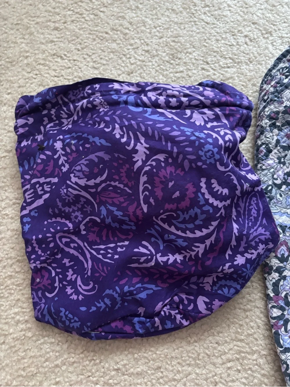 Purple Paisley Tote bag
